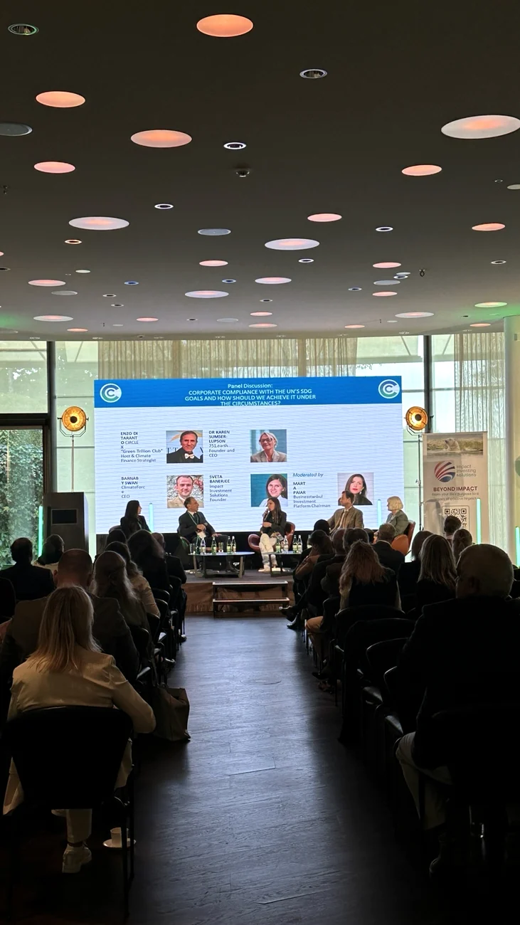 Original photograph of a CC Forum discussion in Zurich about the Sustainable Development Goals